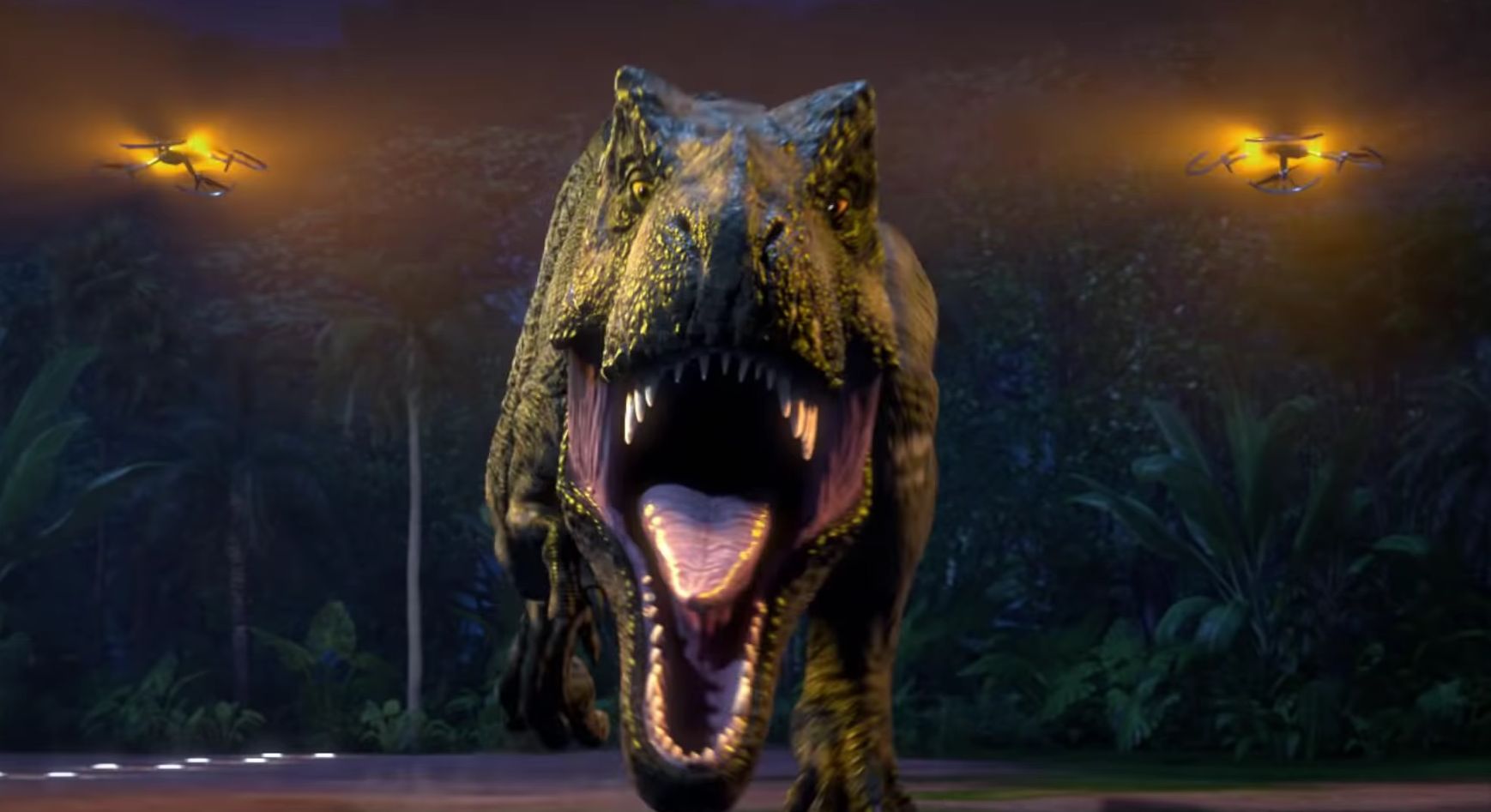 Park Jurajski: Obóz Kredowy - teaser 5. sezonu animowanego serialu. Dinozaury atakują!